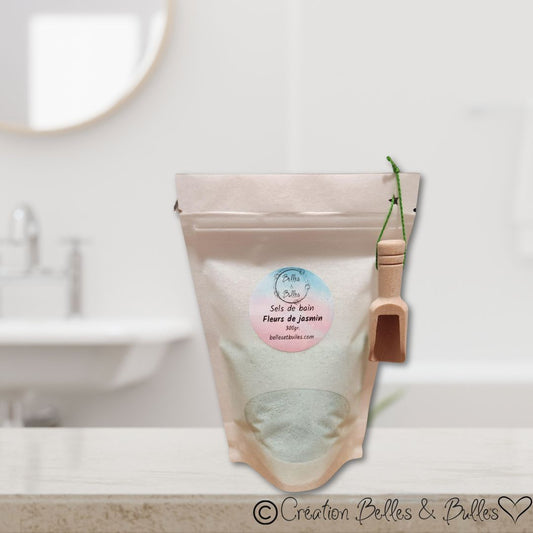 Sels de Bain Fleurs de Jasmin – Rituel luxueux parfumé au jasmin