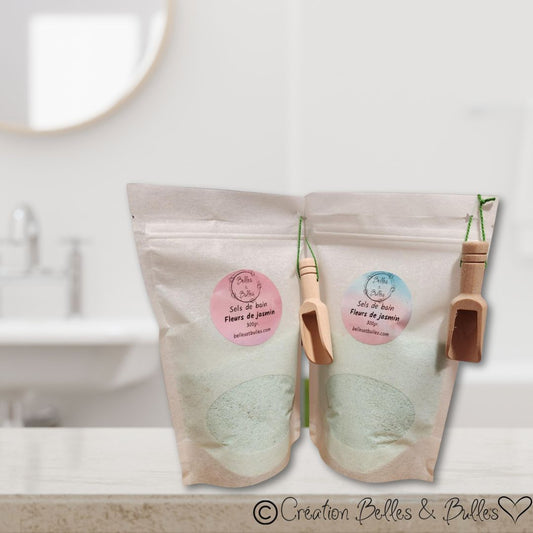 Sels de Bain Fleurs de Jasmin – Rituel luxueux parfumé au jasmin