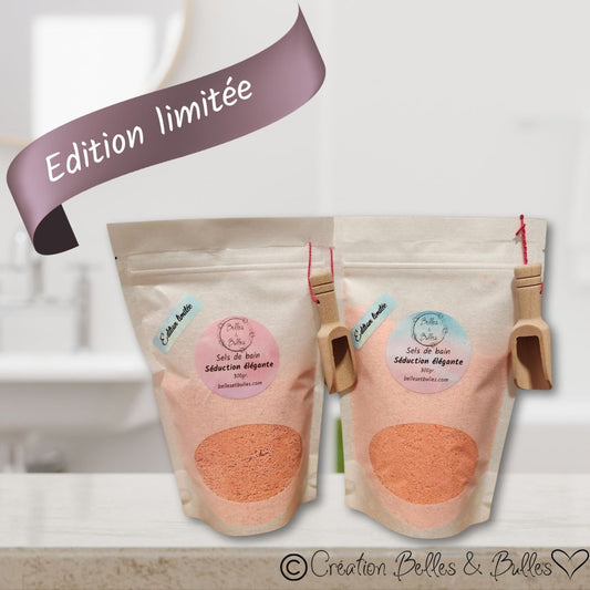 Sels de Bain Séduction Élégante – Parfum raffiné aux notes florales et agrumes