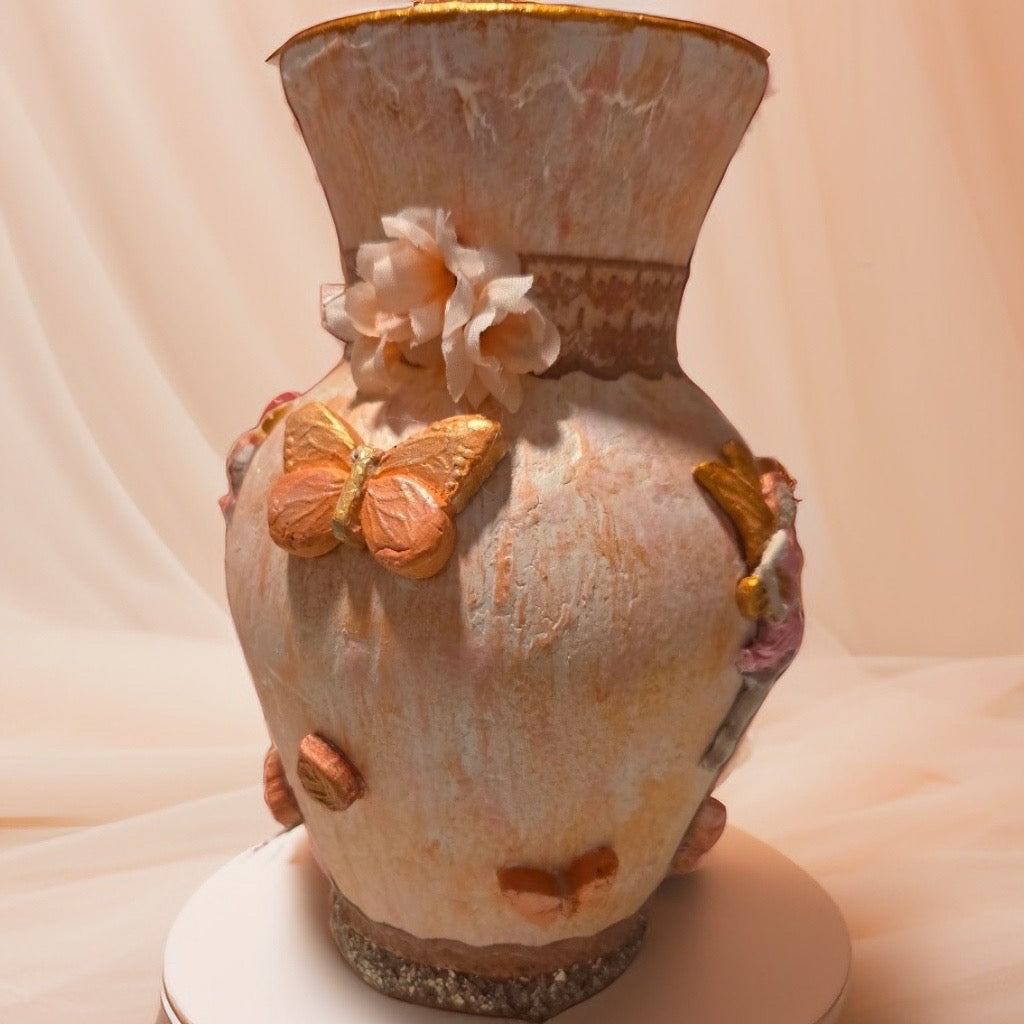 Vase Art Altéré Douceur de Fées– Création Unique Jardin Secret