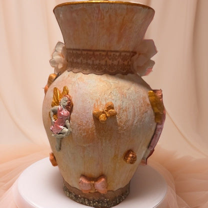 Vase Art Altéré Douceur de Fées– Création Unique Jardin Secret