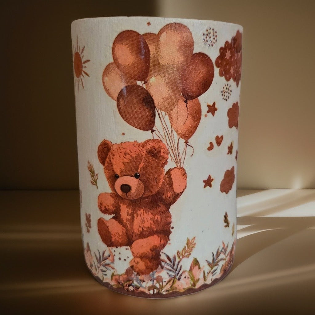 Vase Décoratif Enfantin – Création Unique Faite Main